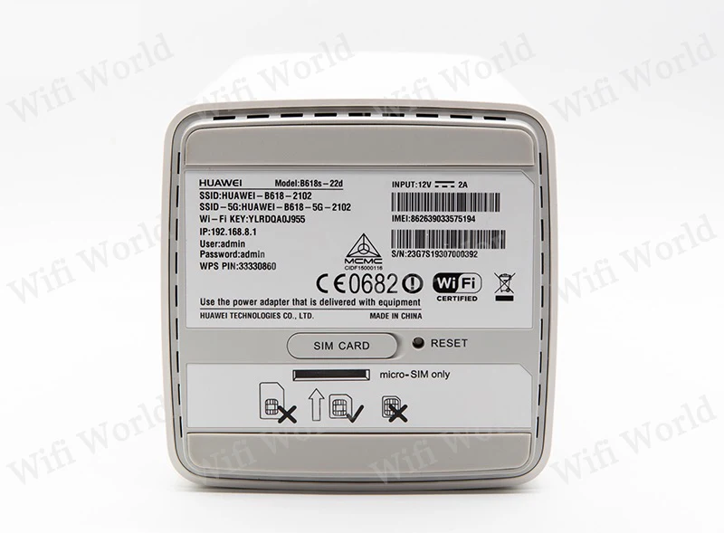 Huawei UNLOCK B618 B618S 22d Cat11 600 Мбит/с 4G LTE CPE WiFi маршрутизатор с поддержкой B1/3/7/8/20/38 и VoIP