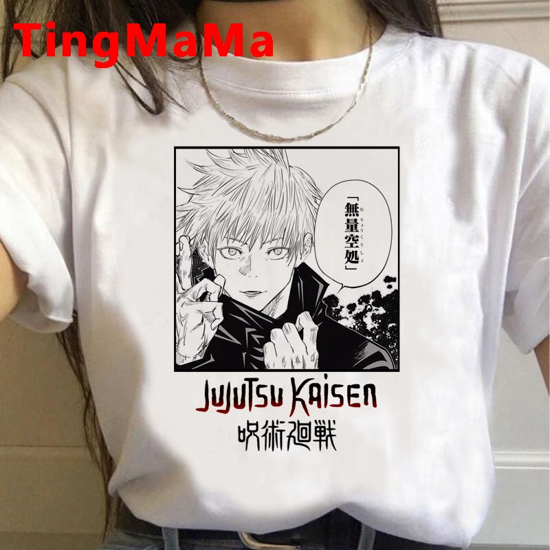 2021 новая японская аниме Jujutsu Kaisen футболка для мужчин Kawaii летние топы Yuji Itadori