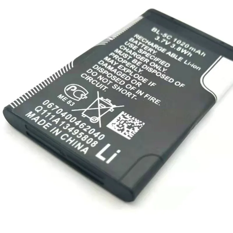 2 шт./лот hekiy BL5C BL-5C BL 5C батарея для Nokia 1600 1100 1110 1200 1208 1280 26003110 2700 3100 5130 6230 6230i n70 n72