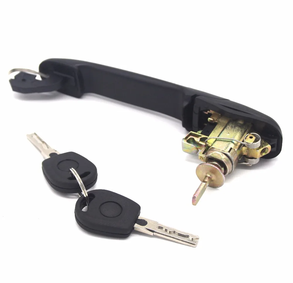 4 шт. полный комплект передняя и задняя левая правая дверная ручка с замком ствол