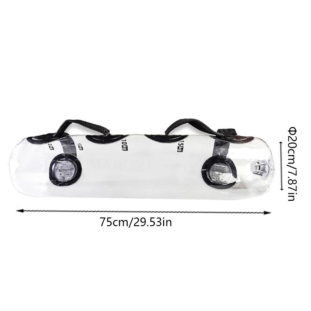 

Water Power Bag Home Fitness Aqua Bags Weightlifting Body Building Gym Sports Crossfit Heavy Duty Strength Training Exercise