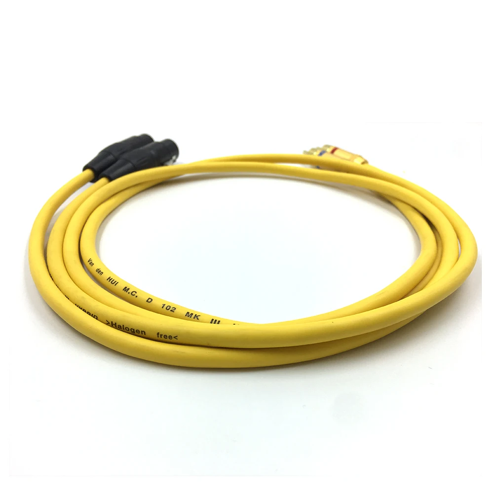2 гнезда XLR RCA папа Hifi аудио кабель микшерный пульт усилитель двойной на 3 Pin M/F 50 см 1