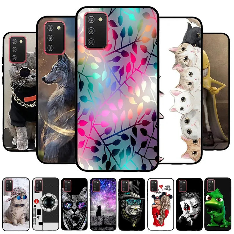 

For Samsung Galaxy A02s Case Phone Back Cover Silicon Soft TPU Cases For Samsung Galaxy A52 A72 A32 A12 5G Case Bumper Fundas