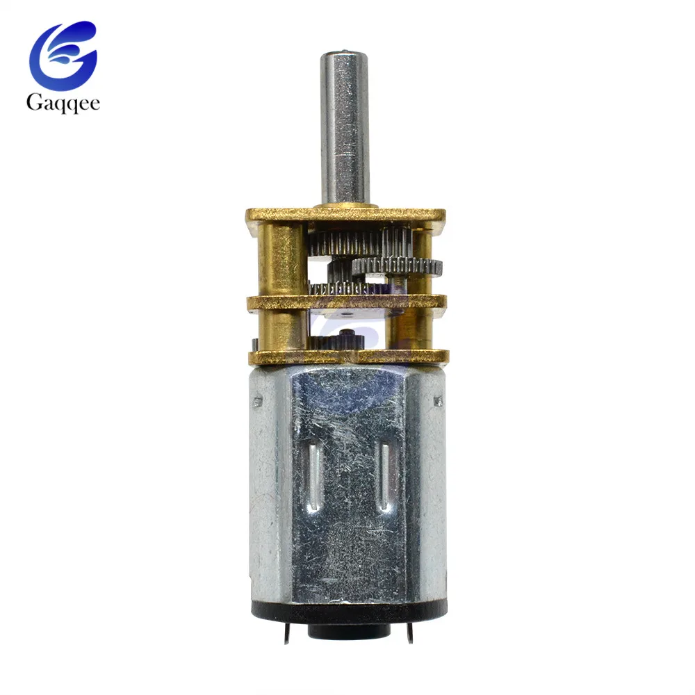 Миниатюрный редукторный электродвигатель постоянного тока 100 об/мин 3 в 6 12 В с