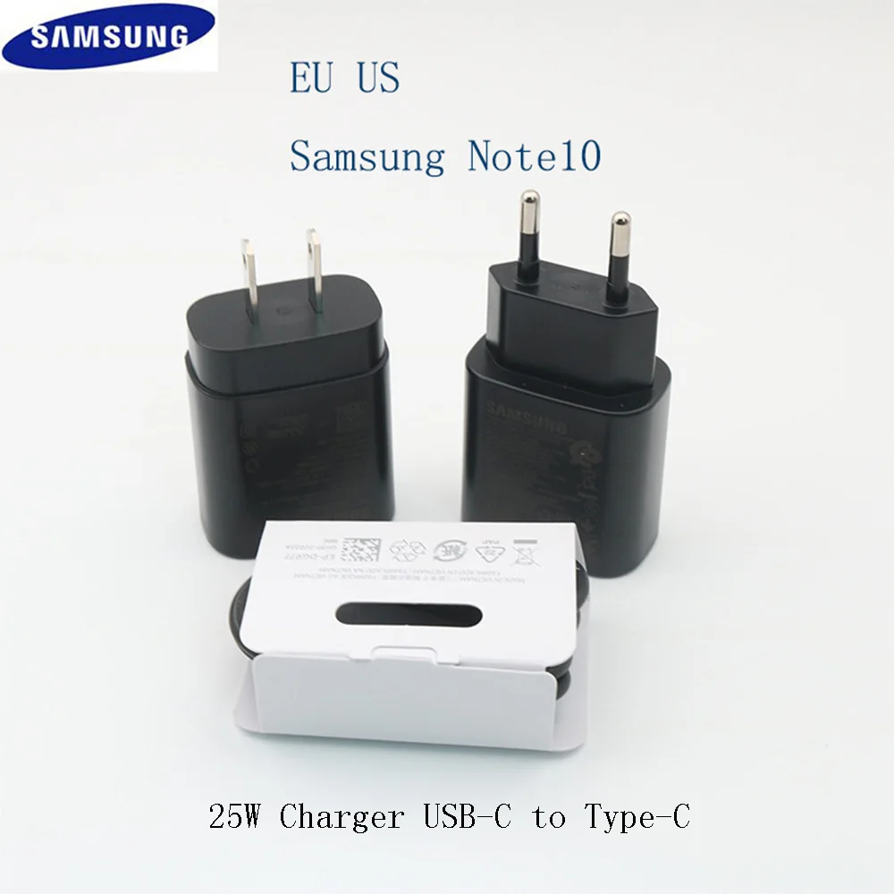 Супер быстрое зарядное устройство Samsung Note 10 25 Вт Usb PD быстрая зарядка адаптер usb type