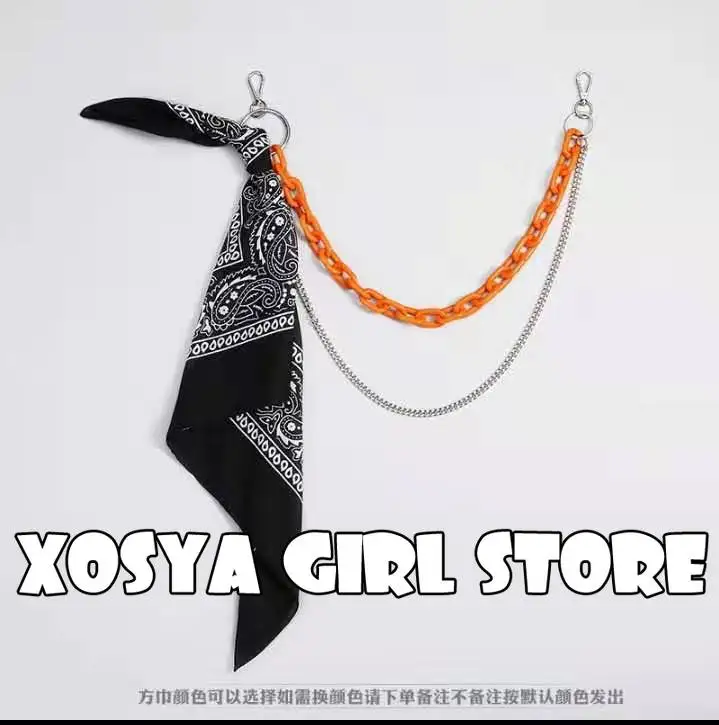 Флуоресцентная подвесная цепочка на талию для мужчин и женщин аксессуар в стиле