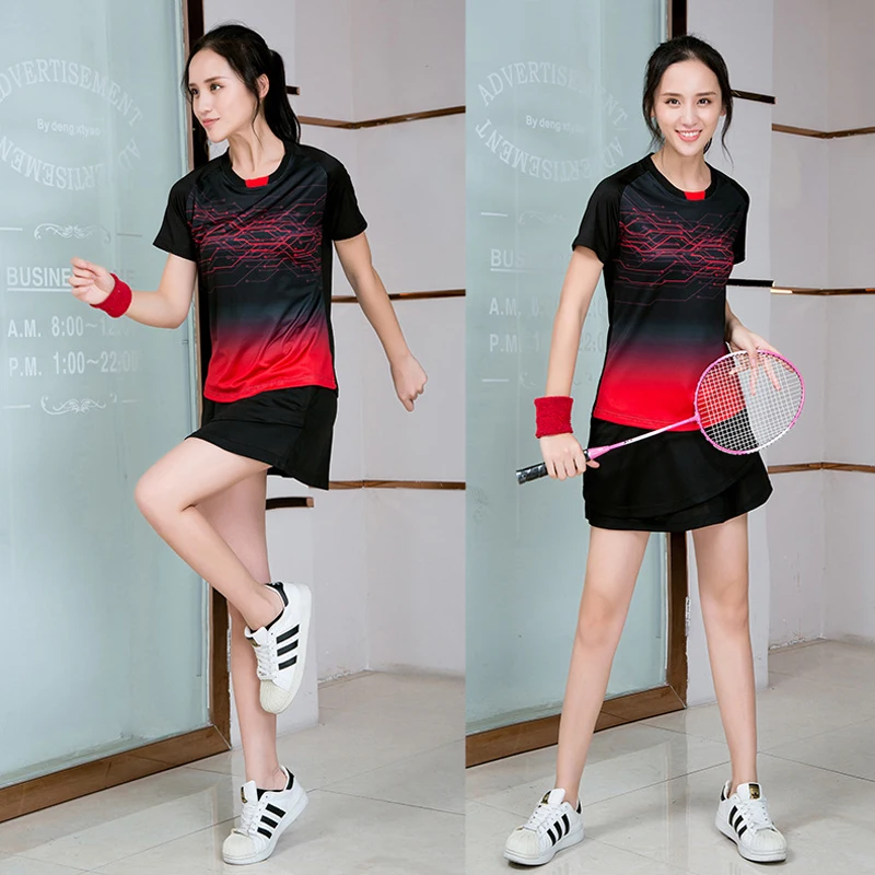 New 2021 Badminton t-shirts Men/Women ,golf shirt Tennis shirts ,table tennis t-shirt ,Quick dry sports shorts  t-shirts 9909