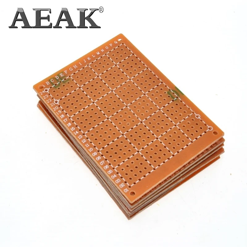 AEAK 10 шт. PCB 5*7 см 5*7 DIY Прототип бумага PCB Универсальный Эксперимент Матрица платы 5x7 см