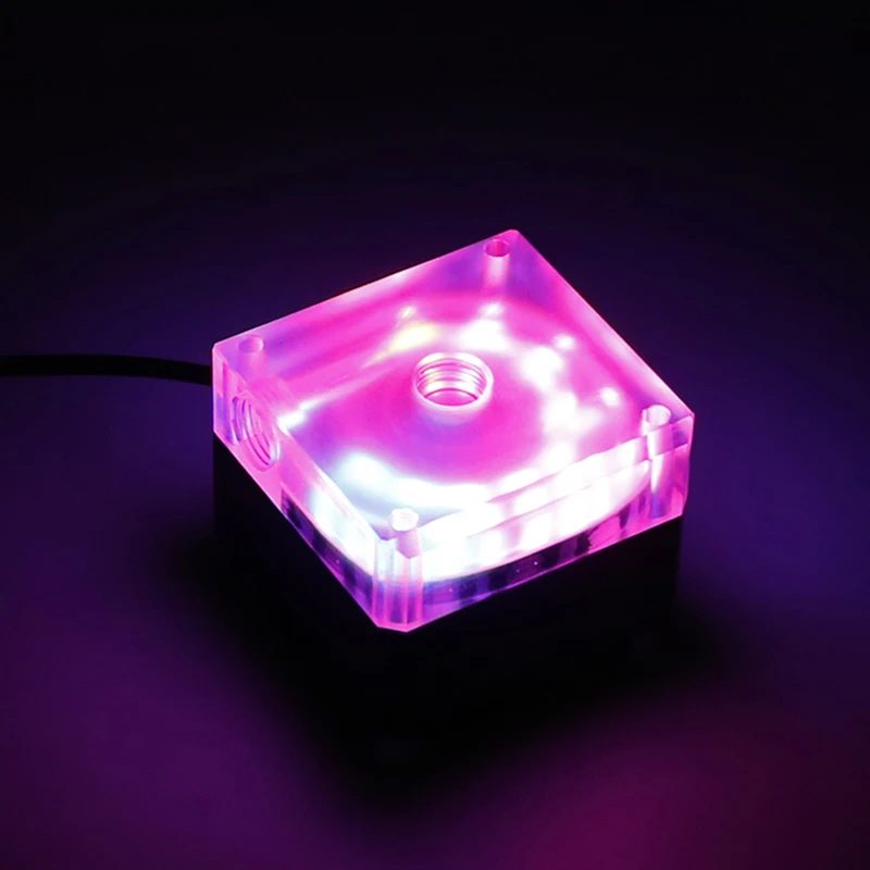 Курган водяного охлаждения ШИМ насос 17w для дистрибутив пластина доска