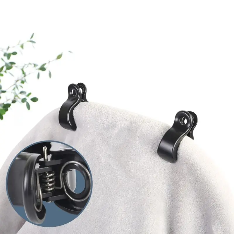 

4 Pack Baby Car Seat Toy Lamp Pram Stroller Peg To Hook Cover Blanket Clips J2HD