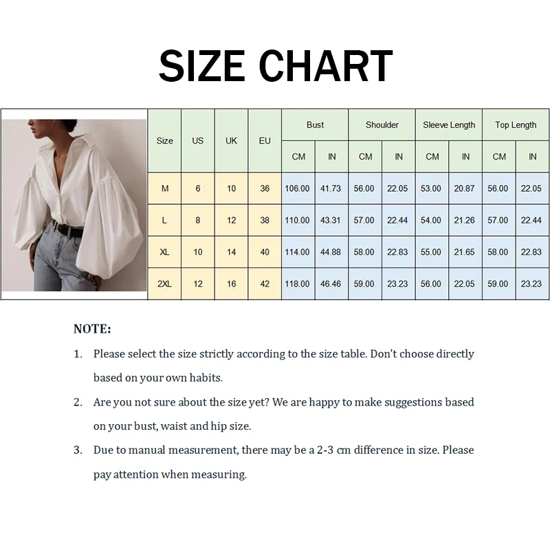 

Women Tops And Blouses New Loose Solid Color Lantern Sleeve Shirt Spring Lapel Long Sleeve Single Breasted Temperament Shirt Top