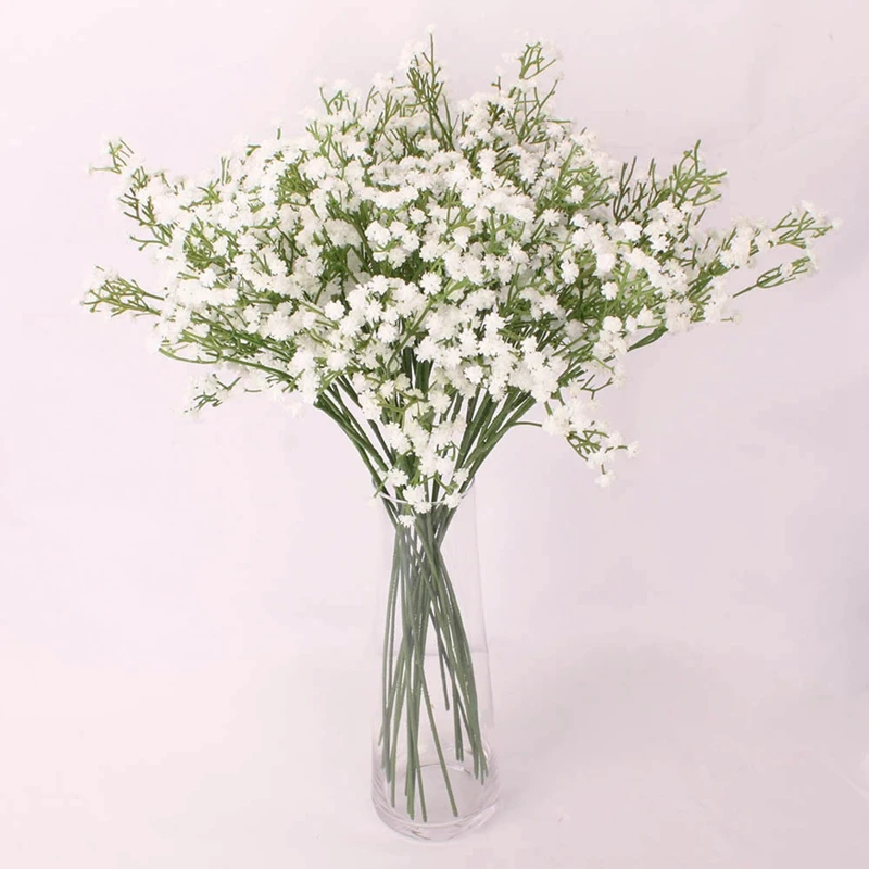 6 шт. искусственный детский дышащий гипсофиловый цветок Свадебный домашний Декор