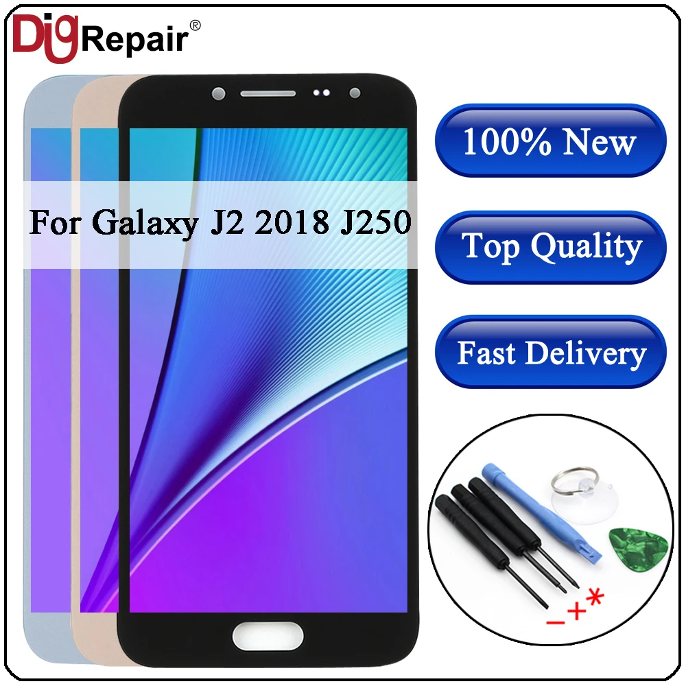 Для samsung Galaxy J2 Pro lcd J250 SM-J250F/DS lcd дисплей сенсорный экран замена дигитайзера для samsung J2 Pro J250 lcd
