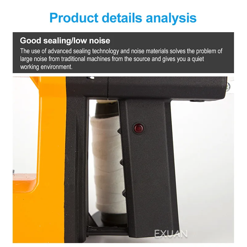 Портативная электрическая швейная машина для бумаги пластика композитных