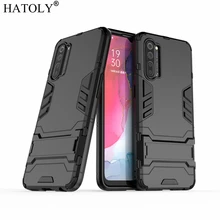 For Armor Case OPPO Reno 3 Cases Oppo Reno3 Shockproof Robot Silicone Rubber Hard Back Phone Cover For OPPO Reno 3 Covers