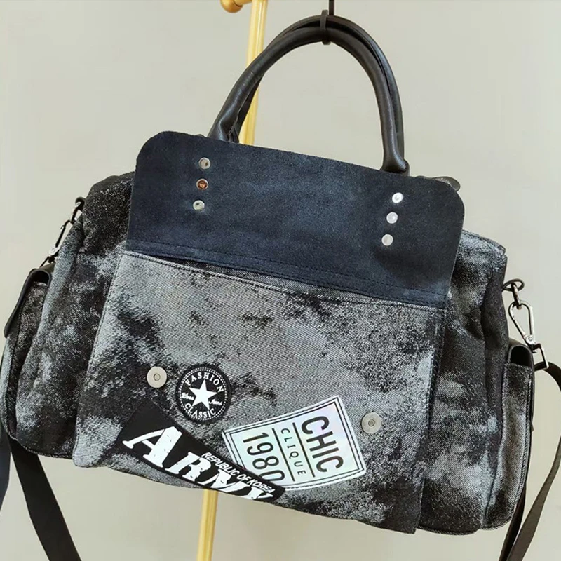iPinee New Casual Women Bags Large Capacity Crossbody Bags Denim Fashion Luxury Shoulder Female Bag Women Handbags