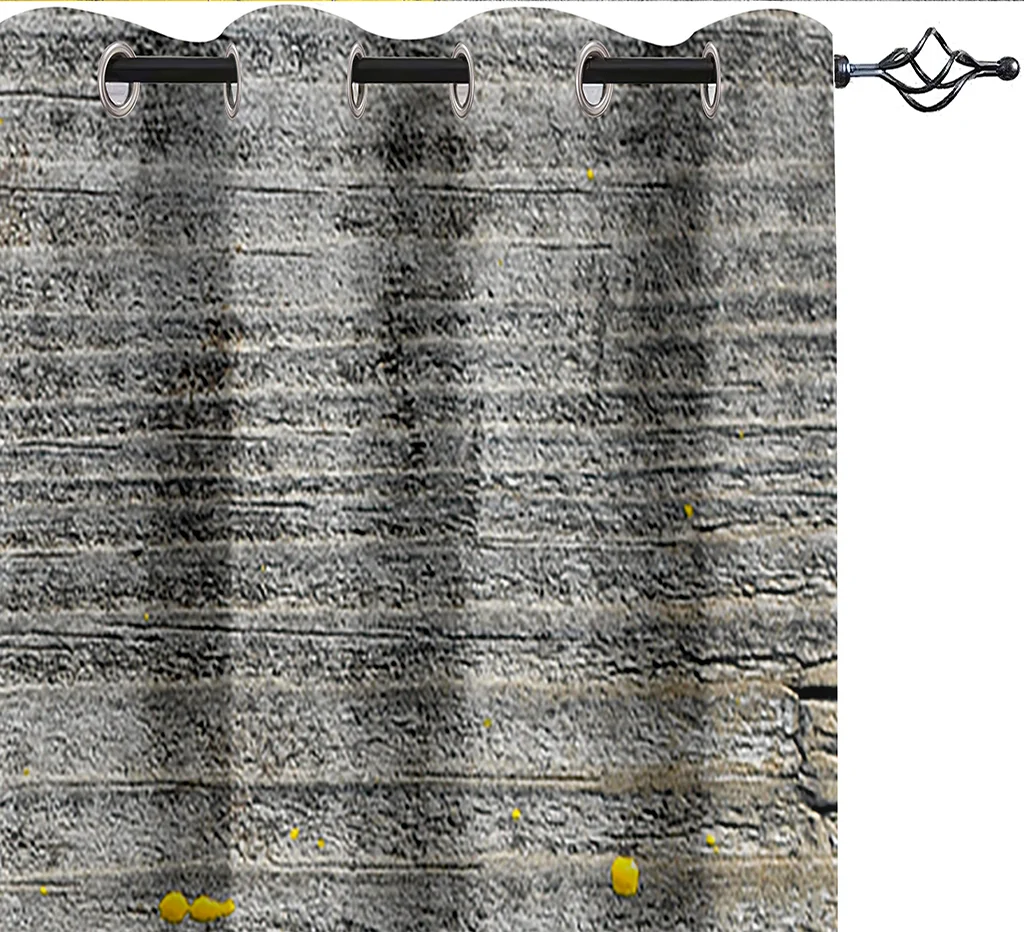 

Home Personality Solid Color 3D Adult Bedroom Waterproof Fabric Can Be Customized Decorative Curtain Set with Hook Accessories