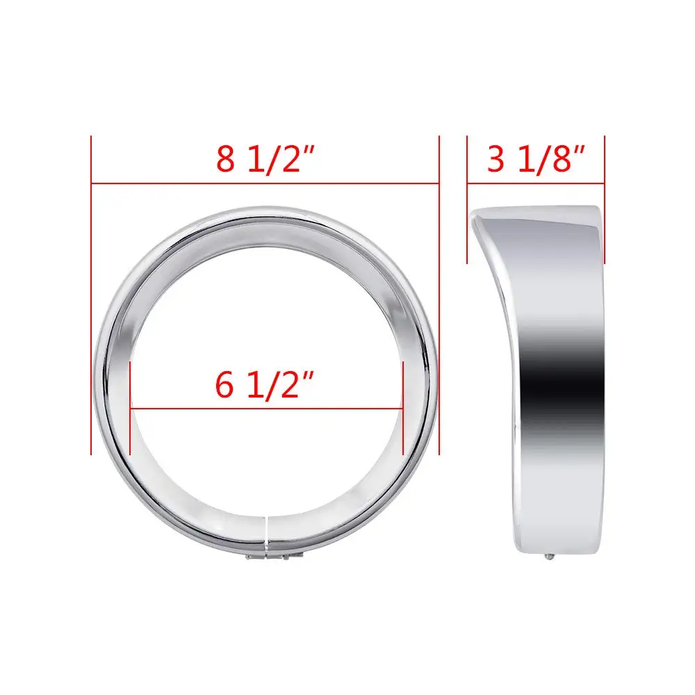 1 шт. 7 дюймов головной светильник обшивка кольцо козырек мотоциклетный