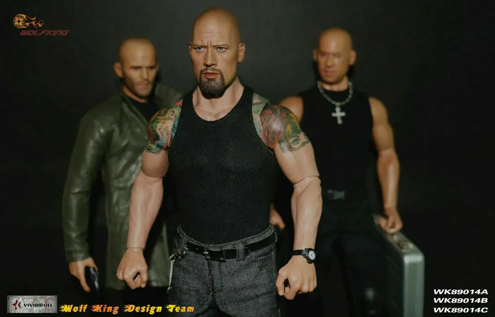 

WOLFKING WK89014B 1:6 Scale Head Sculpt & Clothes Model For 12'' Body