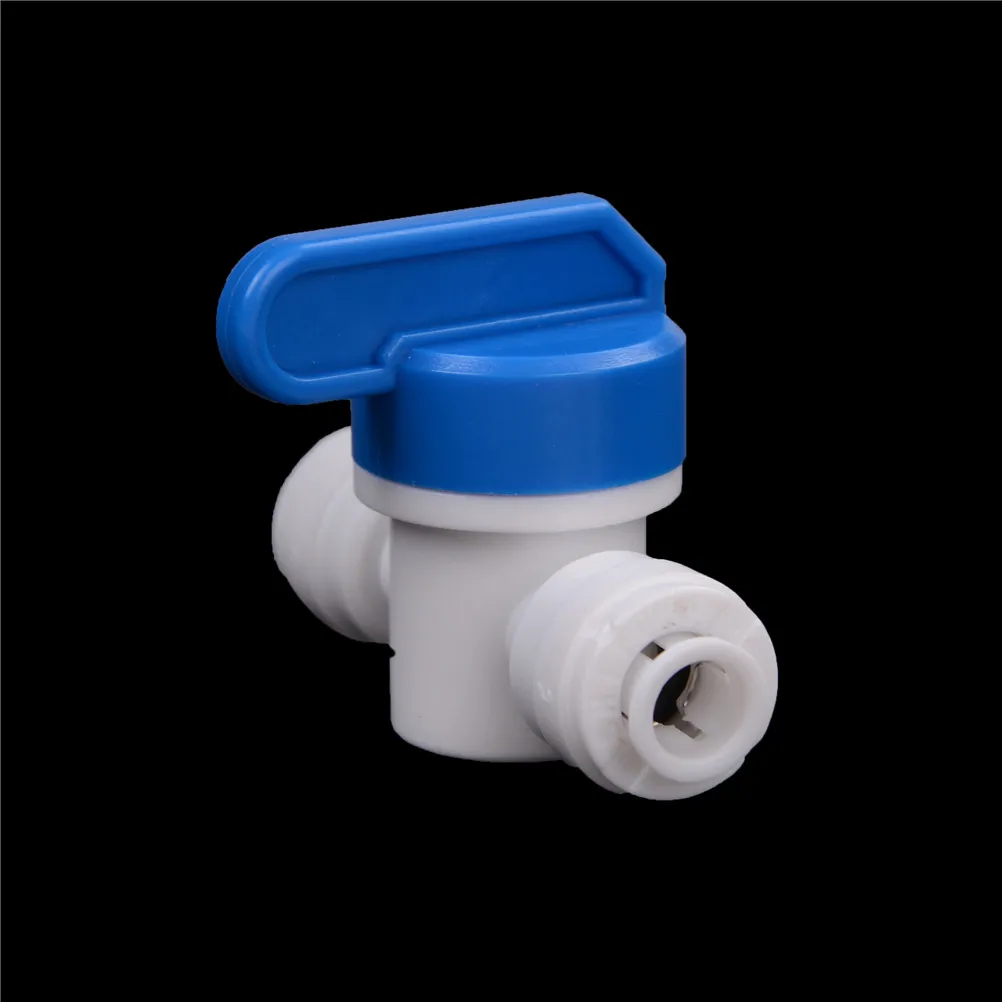 1/4 "-1/4" PE трубы фитинги шланг быстрое соединение шарового клапана воды Reveser