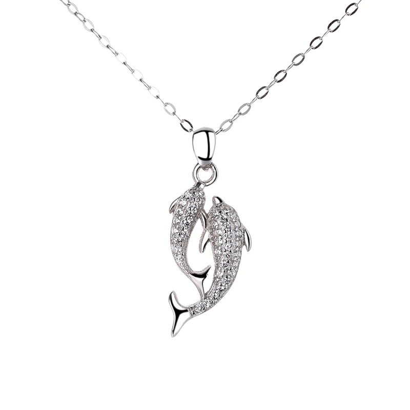 

FAHMI Original Design 2021 New Style 100% 925 Sterling Silver fish All-Match Personality Exquisite Women's Necklace