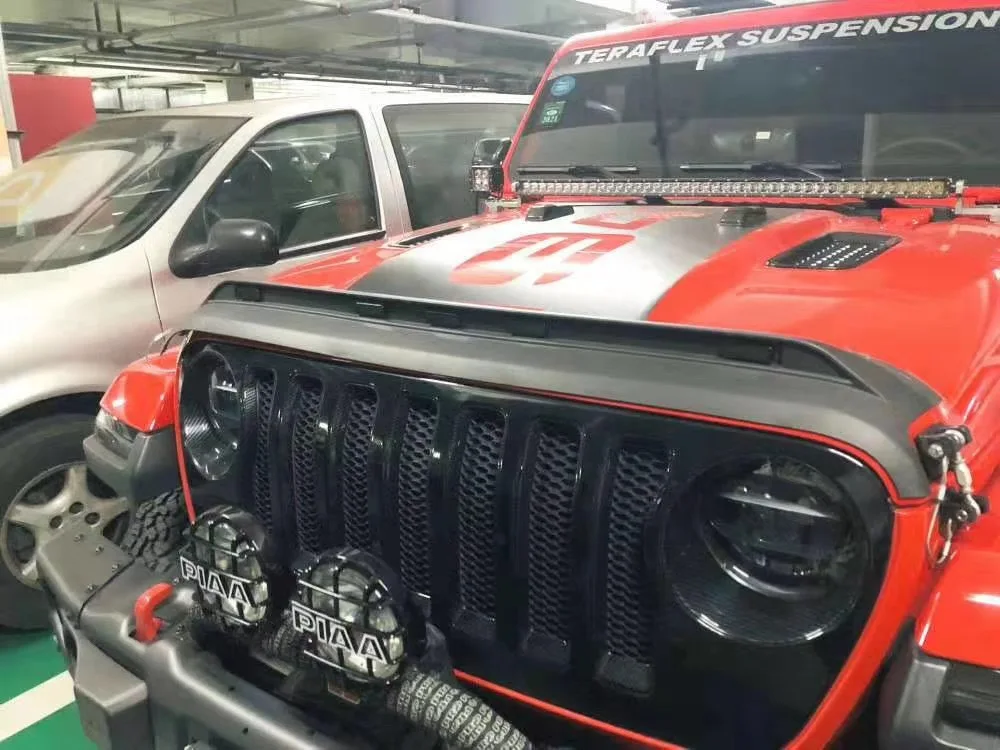 JL1153 для jeep wrangler JL 2018 + блок из песчаника со светодиодной лампой ABS передний