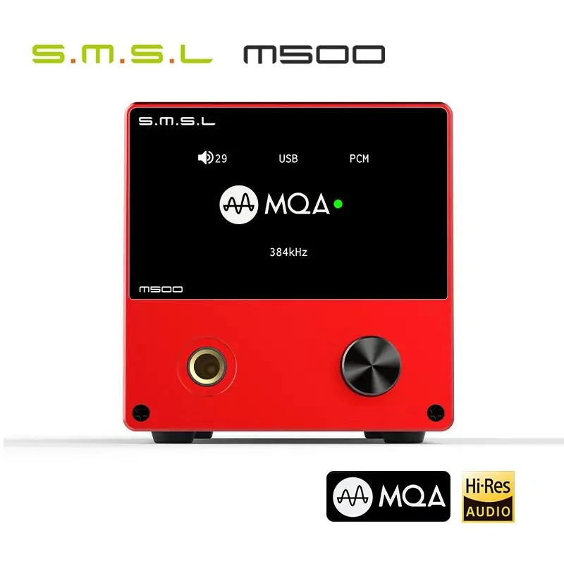 SMSL M500 MQA 32bit 768kHz DSD512 Hi Res USB DAC ES9038PRO ES9311 XMOS XU216 аудио декодер усилитель для