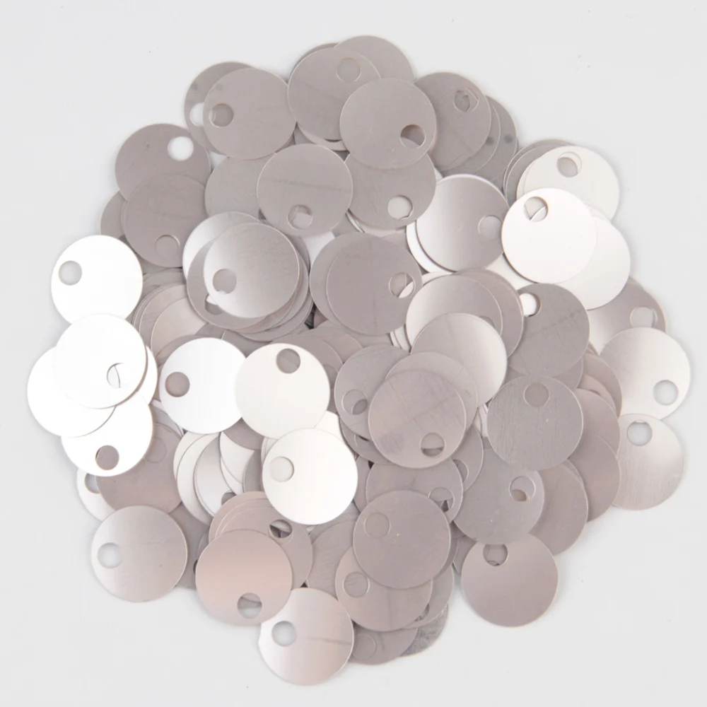AB Transparent Sequins 20mm Large Round Loose Sequin with Big Hole PVC FlatPaillettes Wedding Decor Craft Garments Accessory 20g