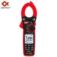 qhtitec ac dc current 1000a 1000v true rms digital clamp meter ut208b 6000 count multimeter frequency resistance tester