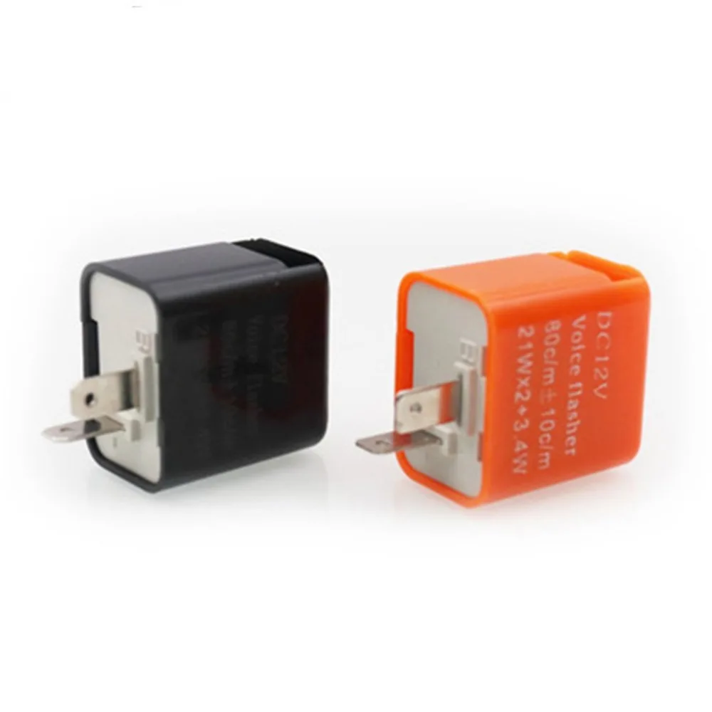 12В 2-контактный мотоциклетный мигалка регулируемый светодиодный реле указатель