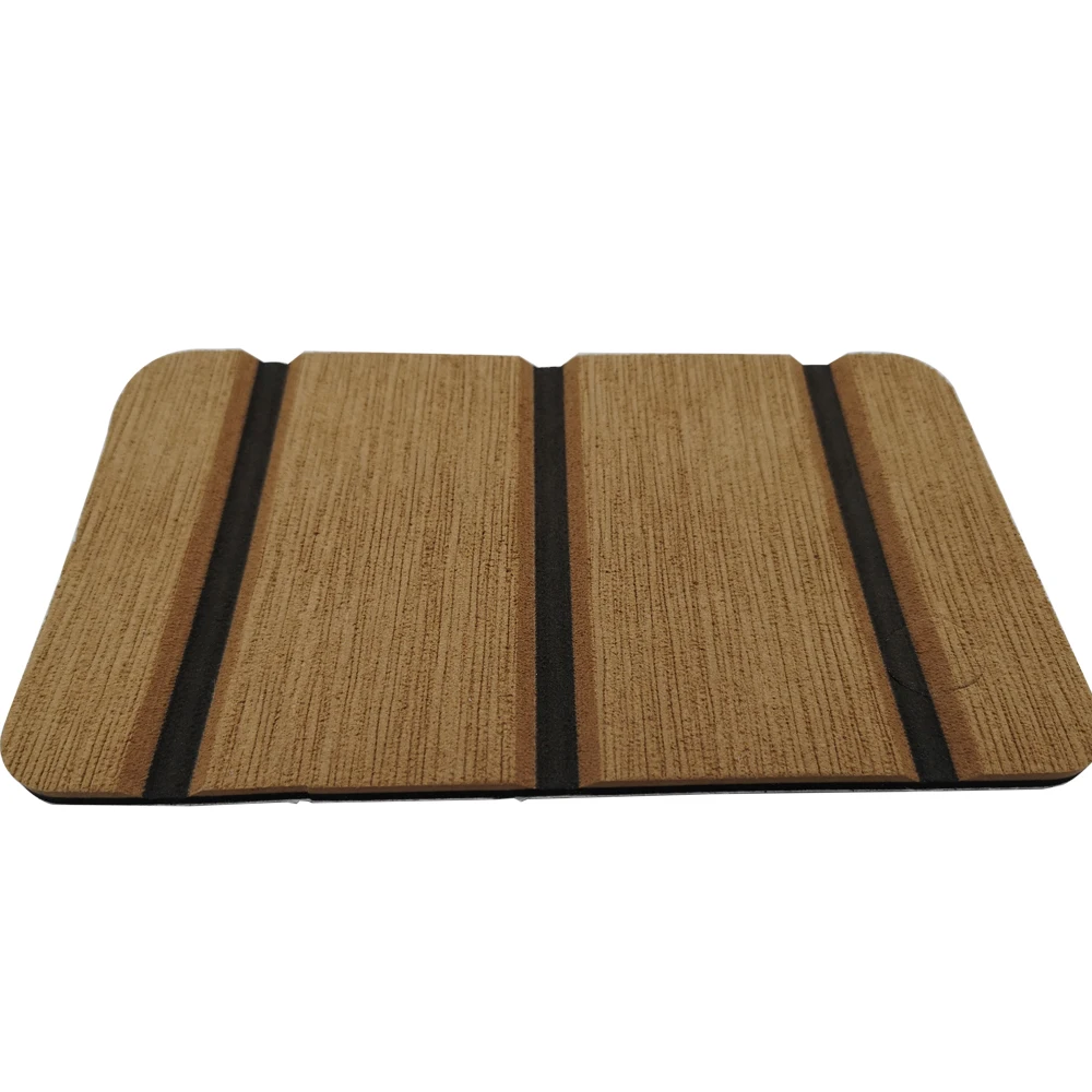 

Brown Sample Set Teak Decking for Boat Yacht Marine Flooring Carpet with Adhesive Gule 6-8 PCS Gray and Brown Boat Accessories