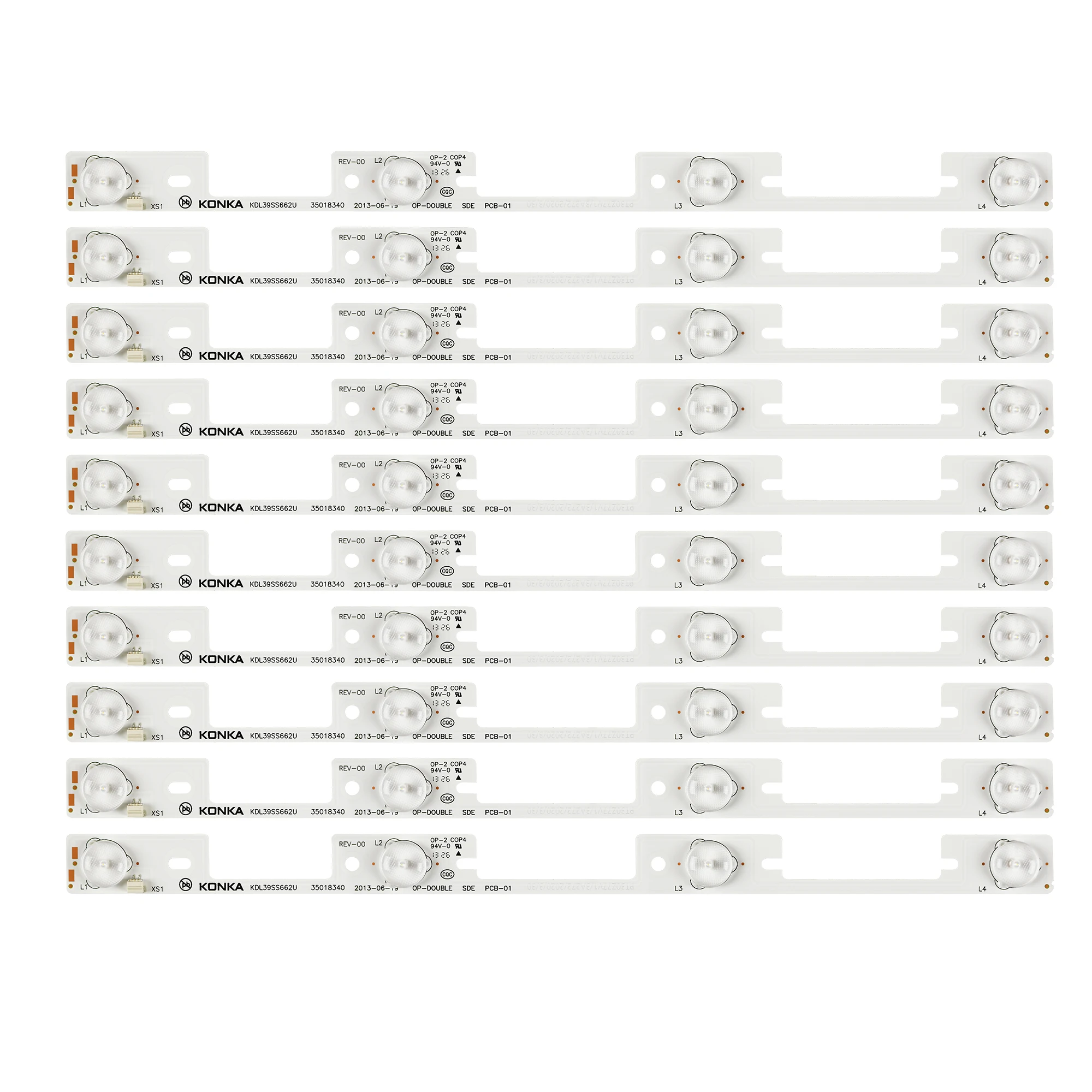 Новый светодиодный подсветка бар для KONKA 4 6V KDL39SS662U 35018339 KDL40SS662U 35019864 327 мм 40L5400 40L2400