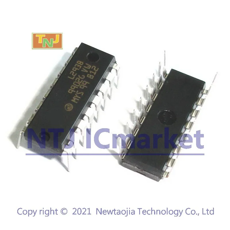 10 шт. L293B DIP 16 L293 PUSH PULL четырехканальные драйверы IC CHIP|Интегральные схемы| |
