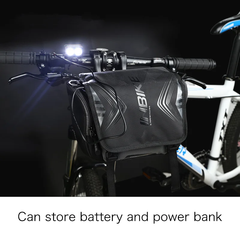 Водонепроницаемая сумка для велосипеда вместительный передний карман на руль