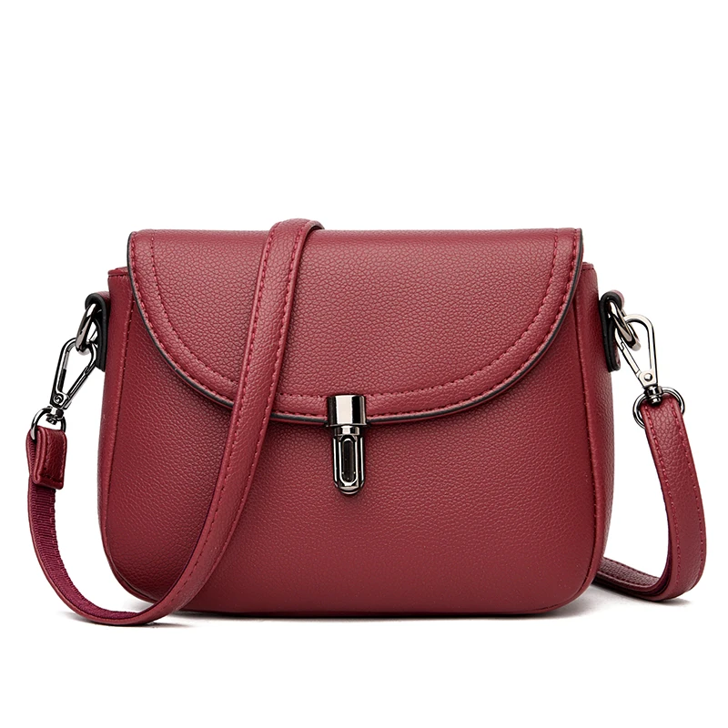 

Ladies Fashion Women Crossbody Bags for Women 2021 Simple Design Shoulder Bag Handbag Female PU Leather Women Messenger Bags
