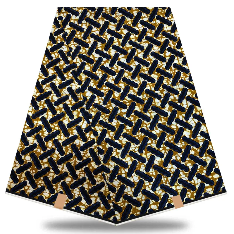 Африканский воск ткани в африканском стиле Анкара принт Мягкая Ткань 6 ярдов