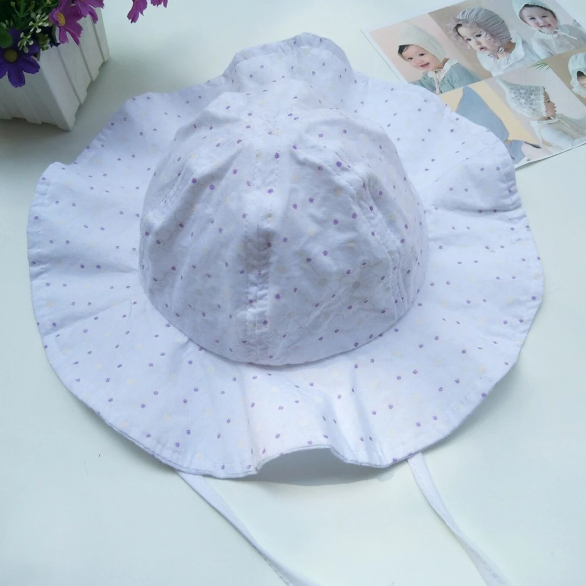 Шляпа с широкими полями для девочек летняя однотонная шляпа в рыбацком стиле