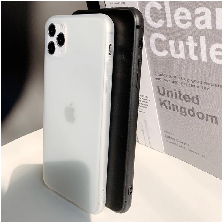 Черный прозрачный белый матовый чехол для телефона iphone 12 11 Pro XS Max XR X 8 7 6S 6 Plus SE 2020