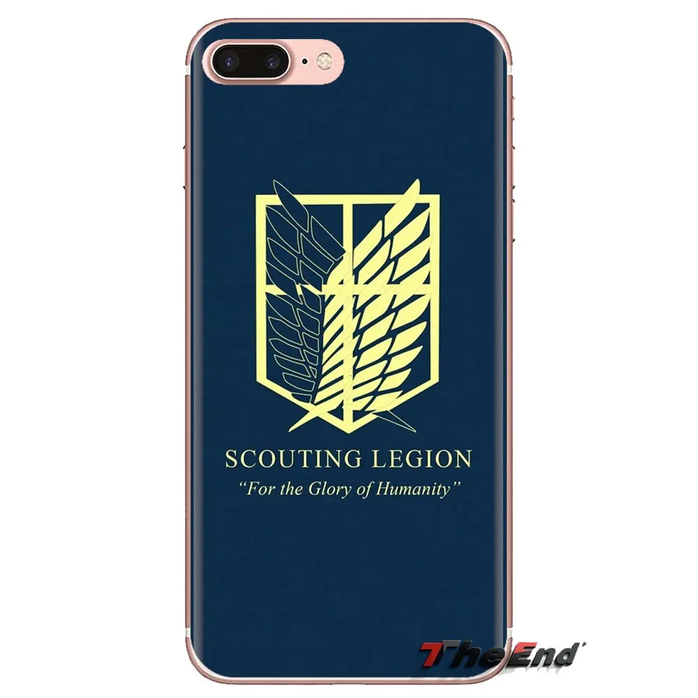Мягкие прозрачные чехлы для huawei mate Honor 4C 5C 5X6X7 7A 7C 8 9 10 8C 8X20 Lite Pro attack on titan Легион