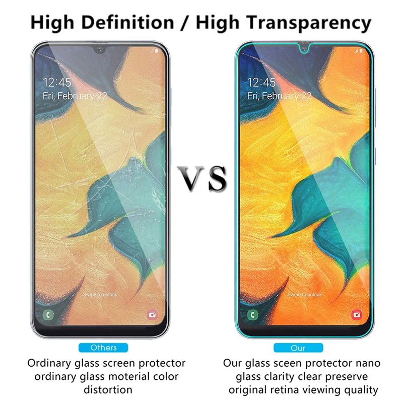 Оптовая продажа 9H Жесткий протектор экрана для samsung A50 A60 A80 A90 Защитное стекло Galaxy