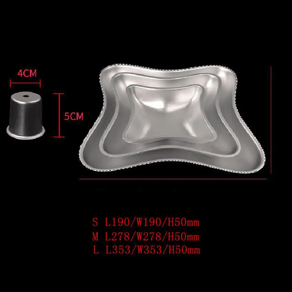 Алюминиевые устойчивые многоразовые формы для выпечки в форме подушки|Формы