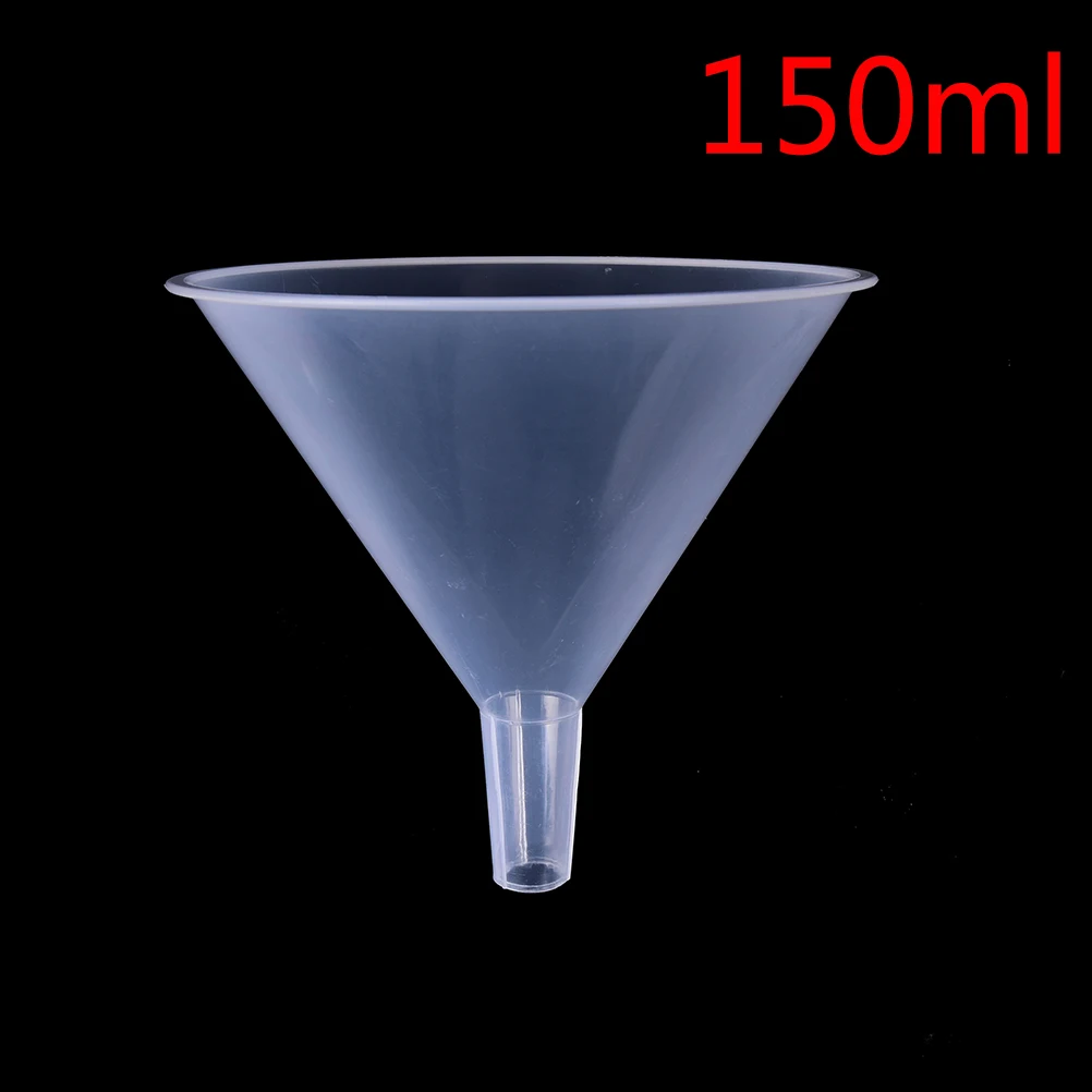 

1/2" 150ml Mouth Dia Laboratory transfer perfume Mini and clear White Plastic Filter Funnel