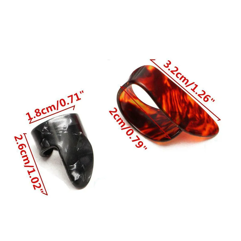 3 finger 1 daumen akustische nagel gitarre pick celluloid vermittler thumbpick plektren mantel für akustische elektrische bass guitarra free gl