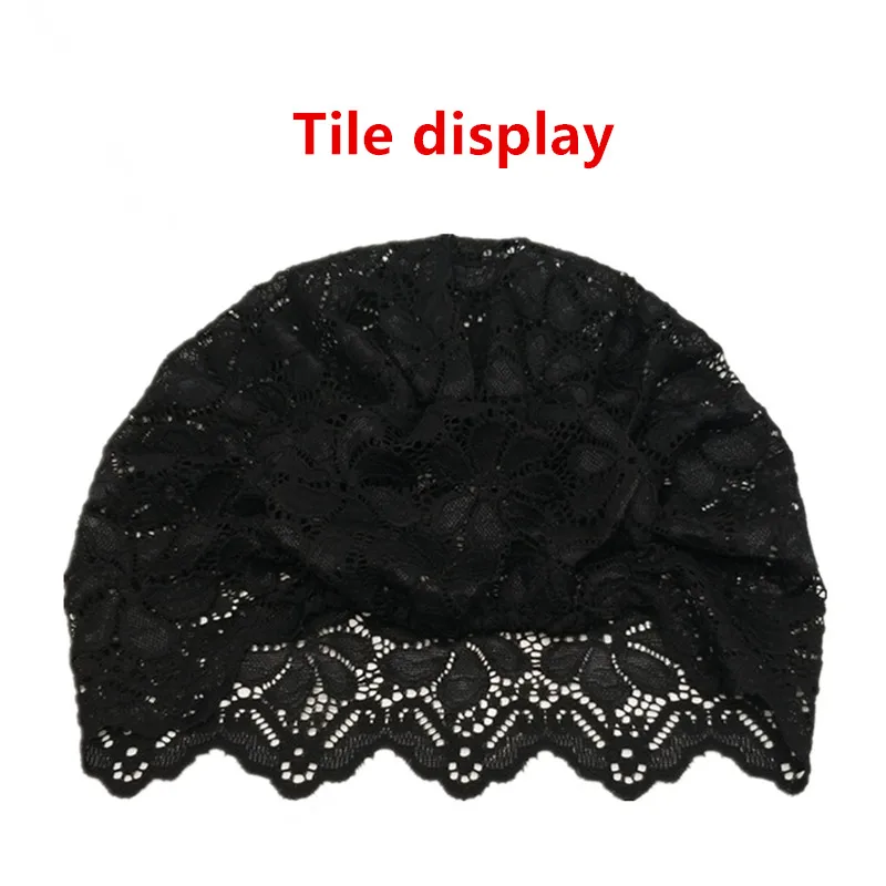 Мусульманский головной убор с полным покрытием кружевная шапка цветами платок