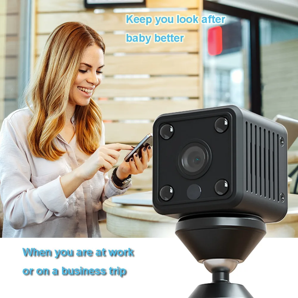 WiFi радионяня 1080P аккумуляторная батарея монитор сна ребенка автоматическое