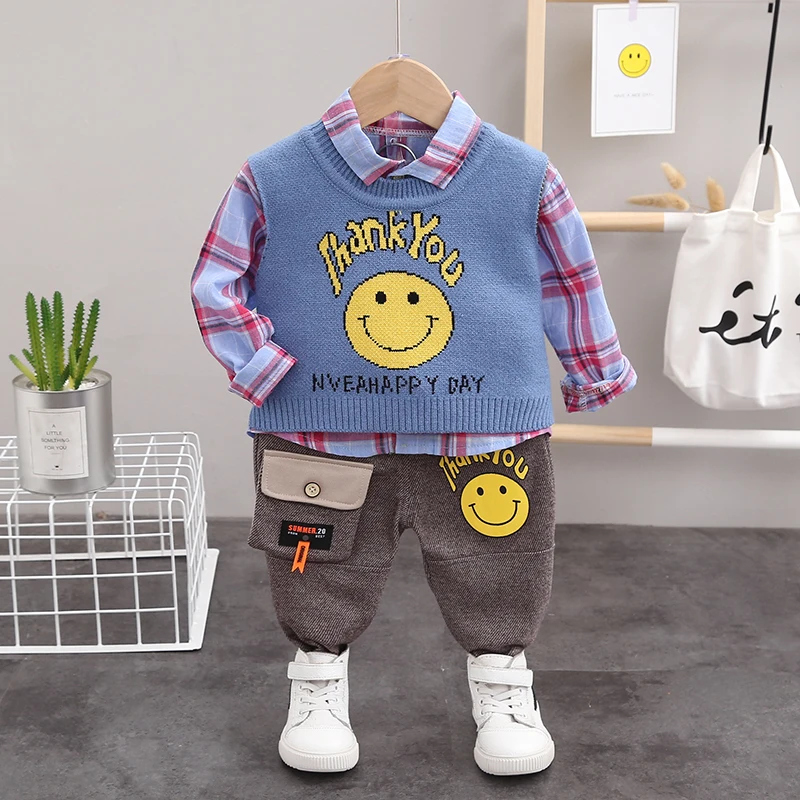

Baby Boys Clothing Sets Winter Autumn Kids Fashion Vest Coat Sweatshirt Pants Children Long Sleeve Sport Baby Boys Outfits