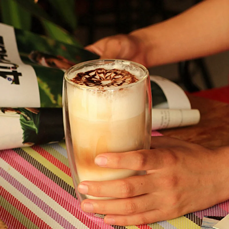 

For Heat Resistant Double Wall Glass Cup Skull Glass Shot Tea Whiskey Beer Wine Milk Coffee Mug Cat Feet 80ml,250ml,350ml