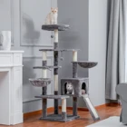 Башня на дереве для кошек с лестницей, Многоуровневая башня для кошек и котят