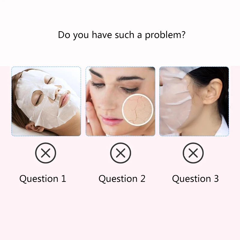

6/5/4PCS Silicone Face Mask Moisturizing Mask Prevent Evaporation Skin Care Tool Reusable Silicone Mask Anti Wrinkle Sheet Mask