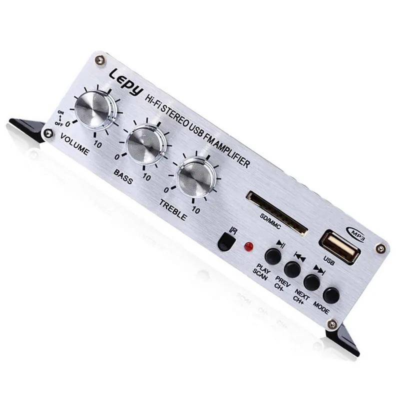 USB FM SD карта Автомобильный усилитель маленький мотоцикла с усилителем